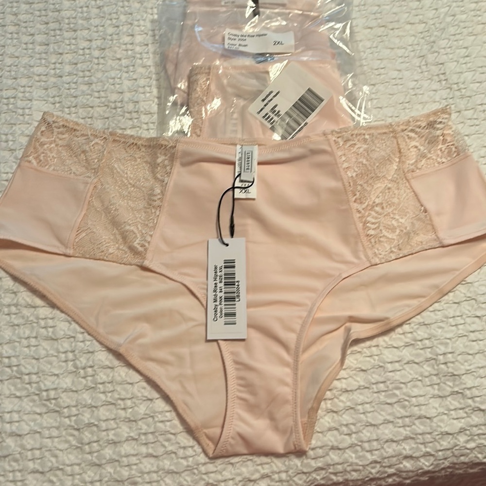 Three pair liberty crosby mid rise, hipster, highend panties Rtl $123.